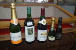 Five Bottles of Assorted Alcohol