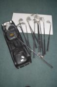 GoFlex Vinyl Caddy Bag and Full Set of Telescopic