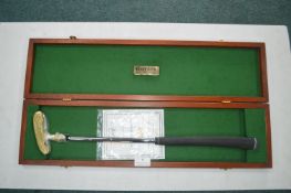 Goflex 22ct Gold Plated Presentation Putter in Woo