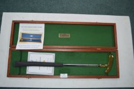 Goflex 22ct Gold Plated Presentation Putter in Woo