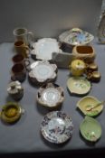 Vintage Pottery Including Carlton Ware, Sylvac, et