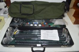 GoFlex Golf Travel Case with Full Set of Clubs, Ba