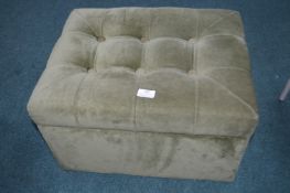 Dralon Covered Storage Pouffe