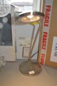 *Dar Wellington Satin Chrome LED Table Lamp