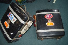 Pair of Vintage Motorcycle Paniers