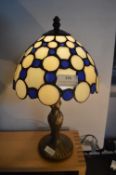 *Tiffany Style Leaded Glass Table Lamp