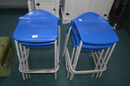 Six Stackable Stools