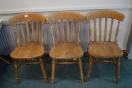 Three Kitchen Chairs