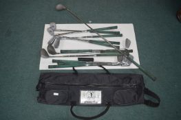 GoFlex Caddy Bag and Full Set of Telescopic Clubs