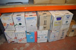 *Twelve Part Boxes of Assorted Cat5 Cable