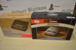 * 2x Dictaphone desktop voice processor (boxed)