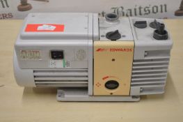 * Edwards 3 vacuum pump