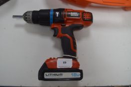 Black & Decker 18v Drill