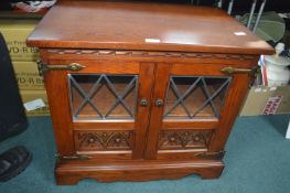 Glazed Two Door Storage Cabinet