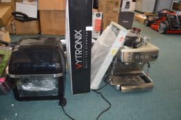 *Breville Coffee Machine, Vytronix Vacuum Cleaner,