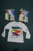 Two Packs of Boy's Briefs, and a T-Shirt