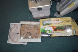 *Two Clocks and a Heated Propagator