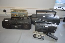 *Twin CD and Cassette Players plus Radios etc