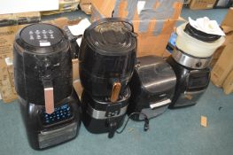 *Six Assorted Air Fryers and a Steamer