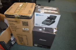 *Mini Fridge, Air Cooler, and a Safe Scan Money Co