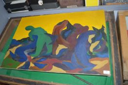 Abstract Canvas Painting