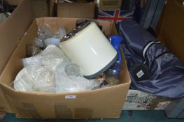 Household Goods, Pottery & Glassware plus Garment Hanger