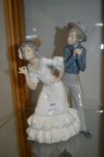 Lladro Nao Figure of Two Dancers