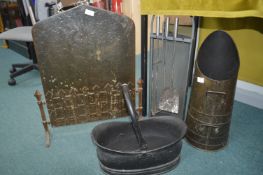 Fireside Coal Buckets and Companion Set