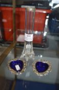 Hallmarked Sterling Silver Salts with Liners, and