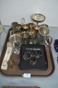 Goblet, Tankards, Napkin Rings, etc.