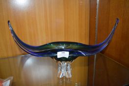 Murano Blue & Green Centerpiece