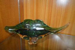 Murano Green Centerpiece