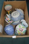 Vintage Pottery Vases and Tureens etc.