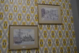 Two Roger Davies Hull Prints