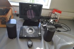 Onn CD Player with Speakers, Akura 15