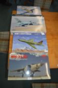 Four Model Aircraft Construction Kits (as new) by
