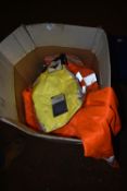 *Box of HI-Vis Overalls, Waterproof Trousers, etc.