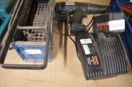 Atlas Copco Drill with Charger, and a Newspaper Press for Fire Bricks