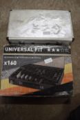 Universal Fit Drill Bit Set, and a Universal Hole Saw Kit
