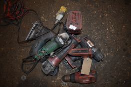 *Assorted Hilti, Hitachi, and Makita Hand Tools