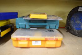 Assorted Boxes of Screws and Drill Bits