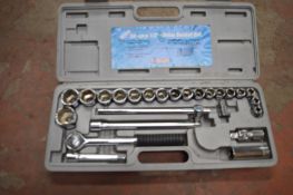 Hilka 24pc ½” Drive Socket Set
