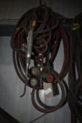 *BOC Sapphire Oxyacetylene Welding Torch with Pipes and Gauge