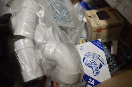 *Mixed Box Including Jubilee Clips, Wood Screws, Extension Tower, etc.