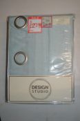 *Design Studio Lined Eyelet Curtains 66” x 72” drop