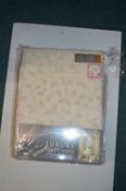 *Filigree Luxury Lined Pencil Pleat Curtains in Natural 90” x 54” drop