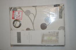 *Taylor Made Lined Eyelet Curtains 66” x 54” drop