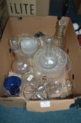 Glassware Including Decanters, Fruit Bowls, etc.