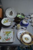 Vintage Pottery Including Maling and Royal Worcest