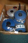 Vintage Enamel Pans etc.